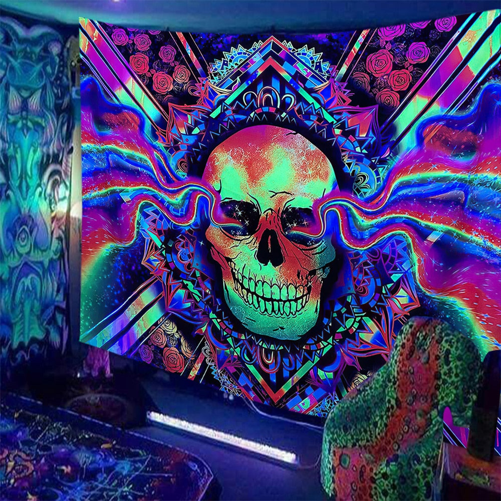 Trippy Kisses Schwarzlichtposter