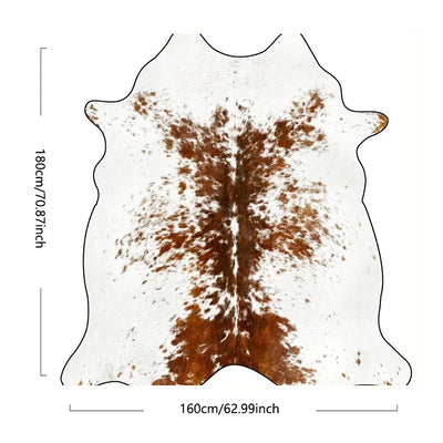 Kunstfellkuhfell Teppich Schwarzlichtposter - Produktbild 13 - NiZED