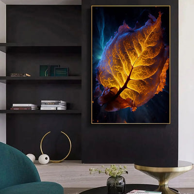 Lotus Gold Schwarzlichtposter - Produktbild 3 - NiZED