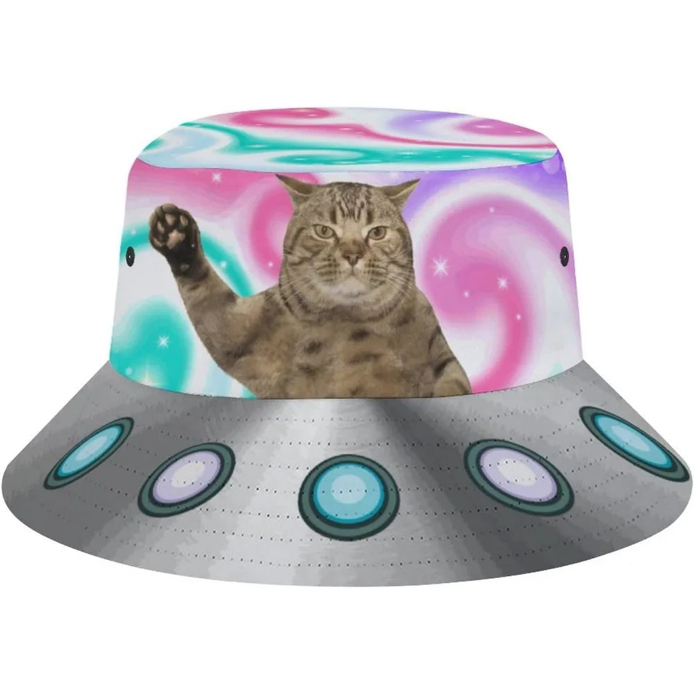 Space UFO Alien Bucket Hat – Unisex