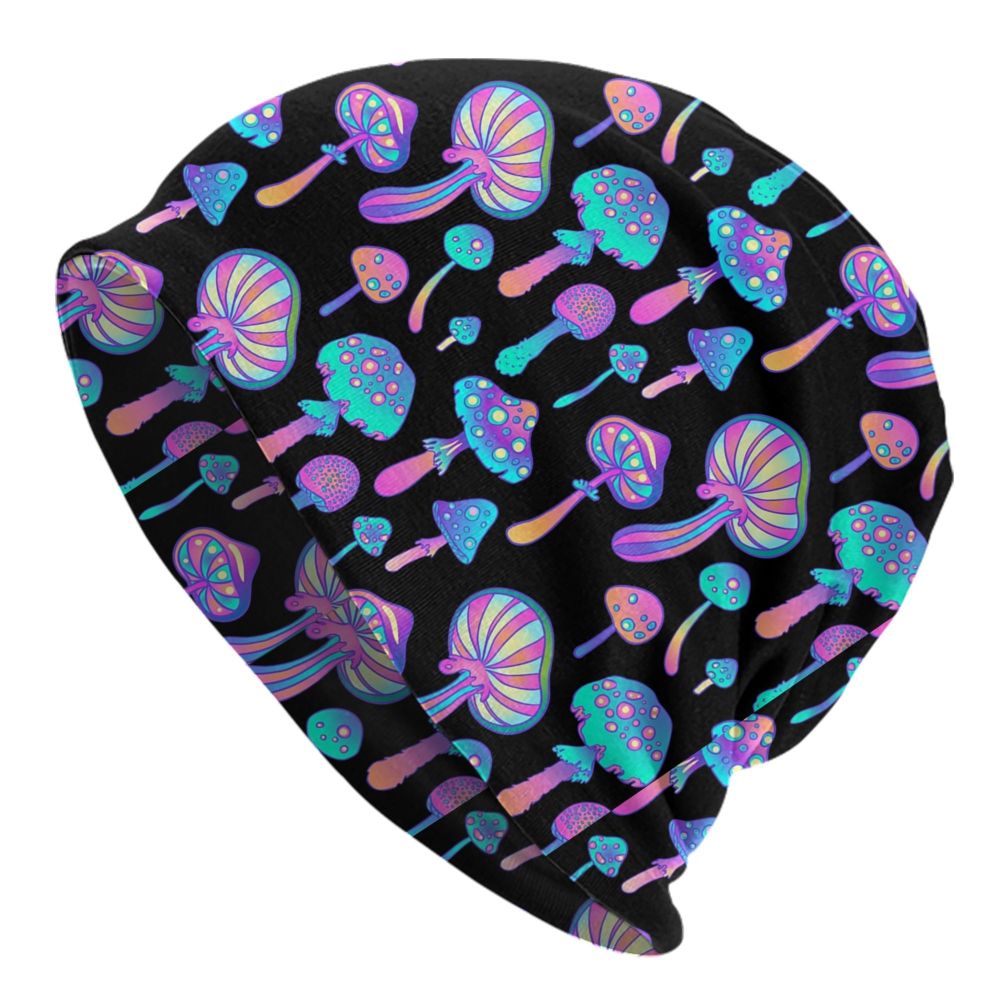 Psychedelic Skull Beanie – Trippy Wintermütze