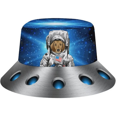 Space UFO Alien Bucket Hat – Unisex NiZED rave techno