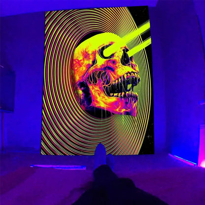 Eye layer blacklight poster
