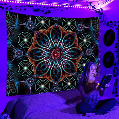 Decoded D Blacklight Poster