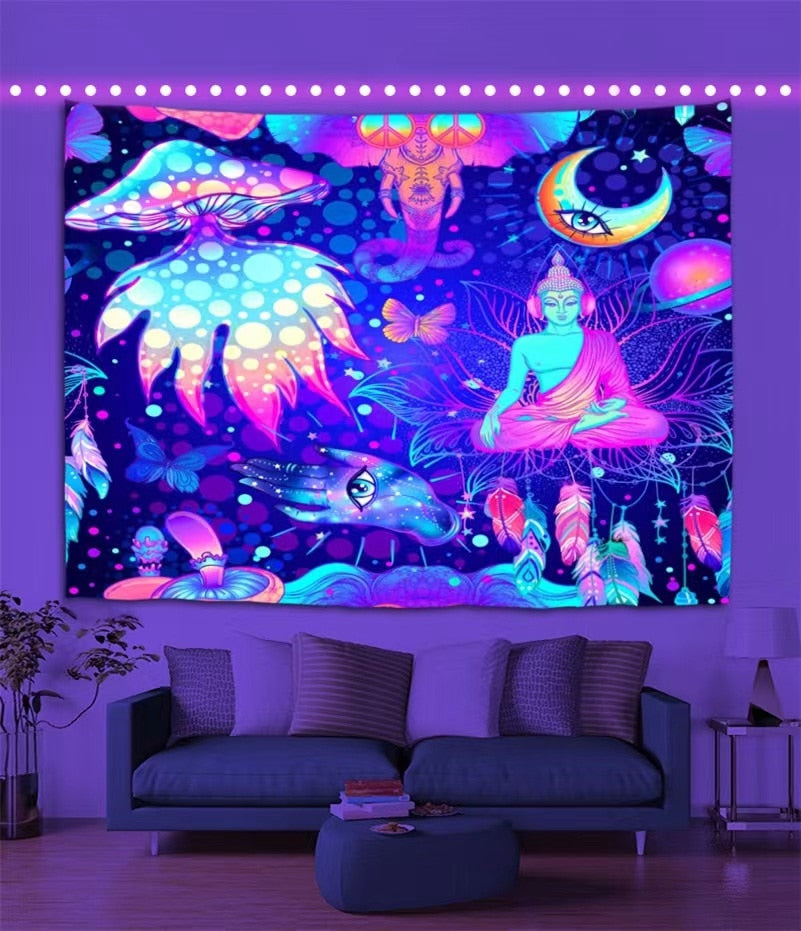 Kaviar Schwarzlichtposter