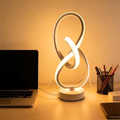 INFINITY RING – SPIRAL-LED-TISCHLAMPE