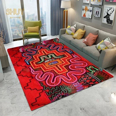 Gyptenstyle Abstrakter Teppich Schwarzlichtposter - Produktbild 15 - NiZED