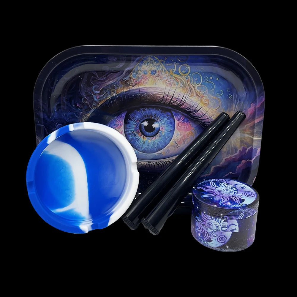 5-teiliges Smoking Kit – Grinder & Zubehör