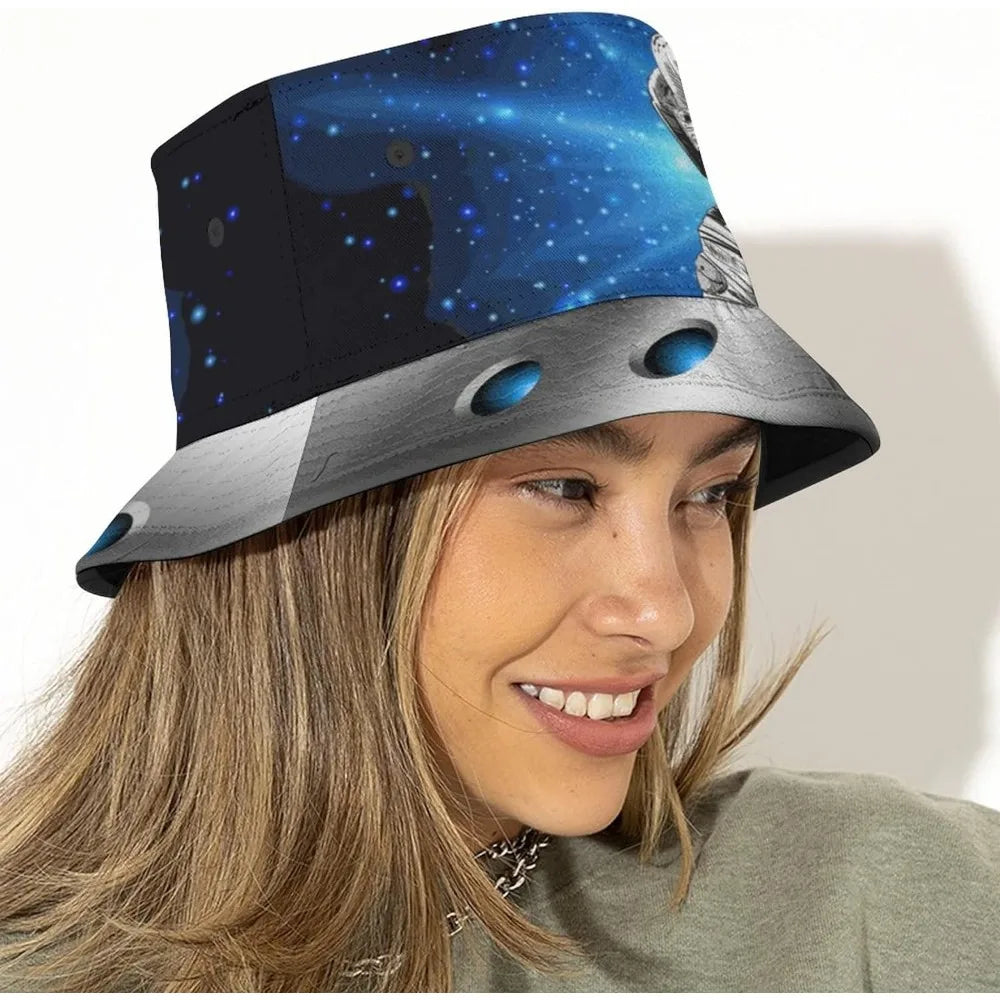 Space UFO Alien Bucket Hat – Unisex