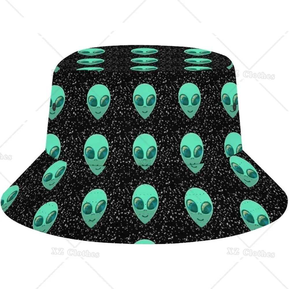 Space UFO Alien Bucket Hat – Unisex