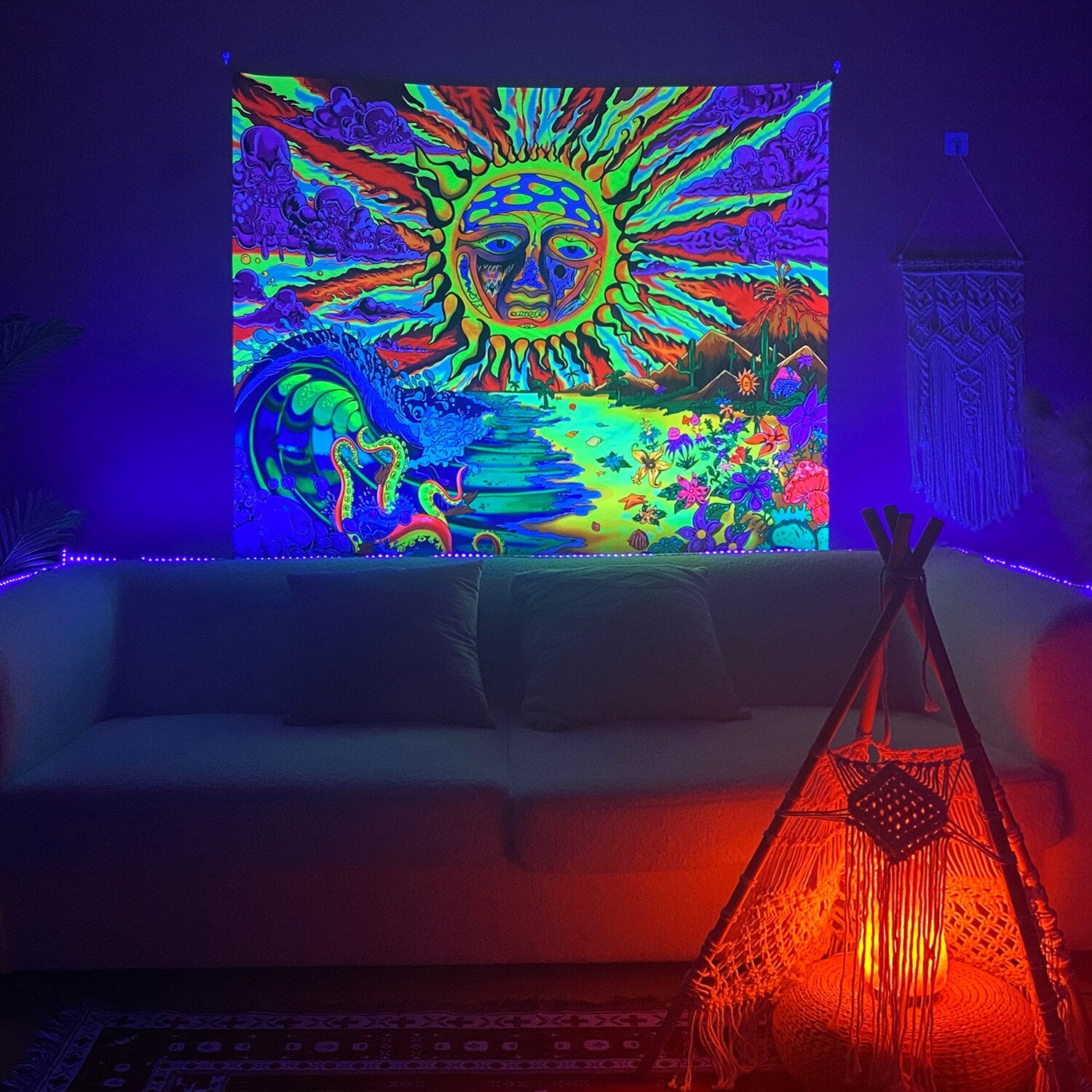 Black Liq Schwarzlichtposter