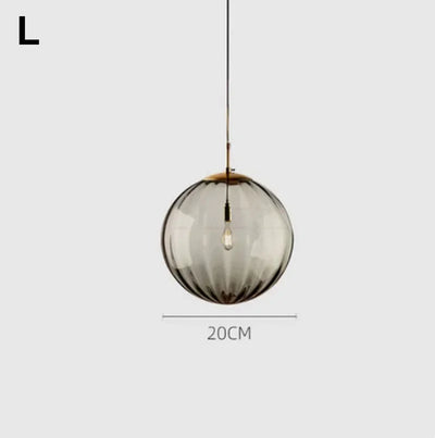 BUBBLE STONE – NORDIC LED-PENDELLEUCHTE AUS GLAS