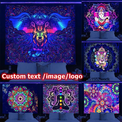 Personalisiertes Schwarzlichtposter mit eigenem Motiv