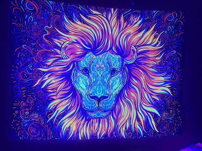 Astron AI Schwarzlichtposter