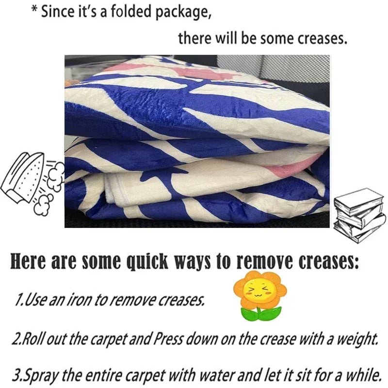 Ägypten-Style Abstrakter Teppich – Wohnzimmer & Schlafzimmer