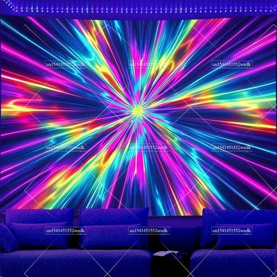 3D Illusion Landscape UV Wandteppich