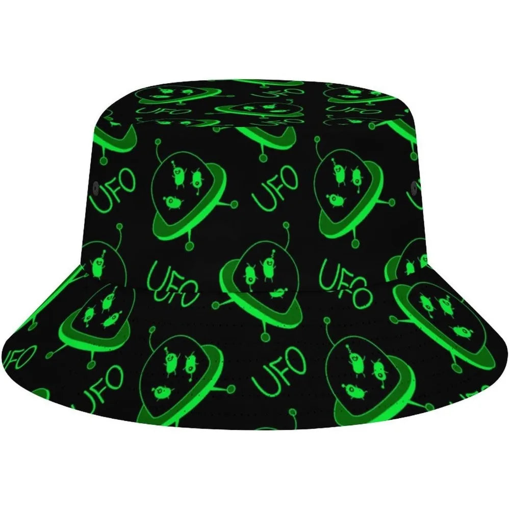 Space UFO Alien Bucket Hat – Unisex