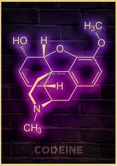Neon Molecules Neon Poster - Produktbild 7 - NiZED