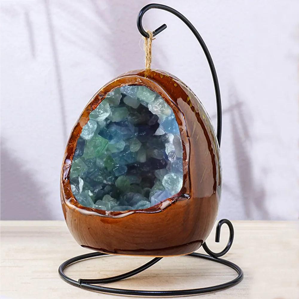 Amethyst-Höhlentischlampe