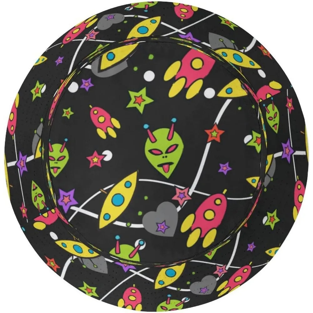 Space UFO Alien Bucket Hat – Unisex