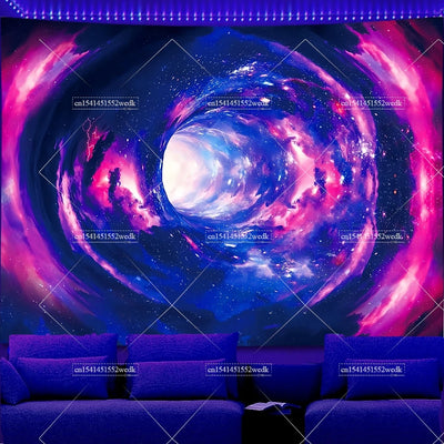 3D Illusion Landscape UV Wandteppich