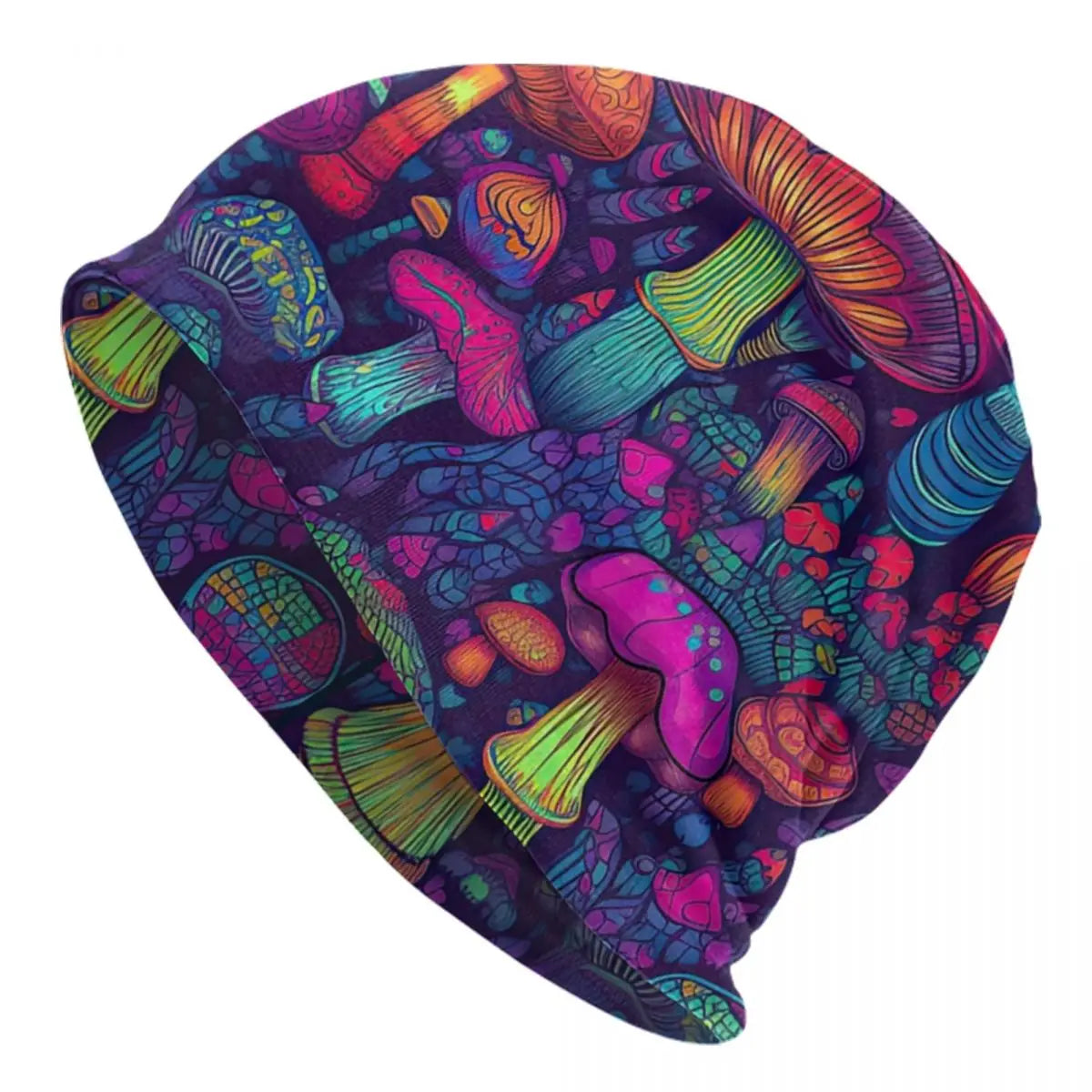 Psychedelic Skull Beanie – Trippy Wintermütze