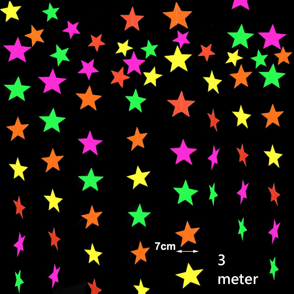 Neon Paper Schwarzlicht strips