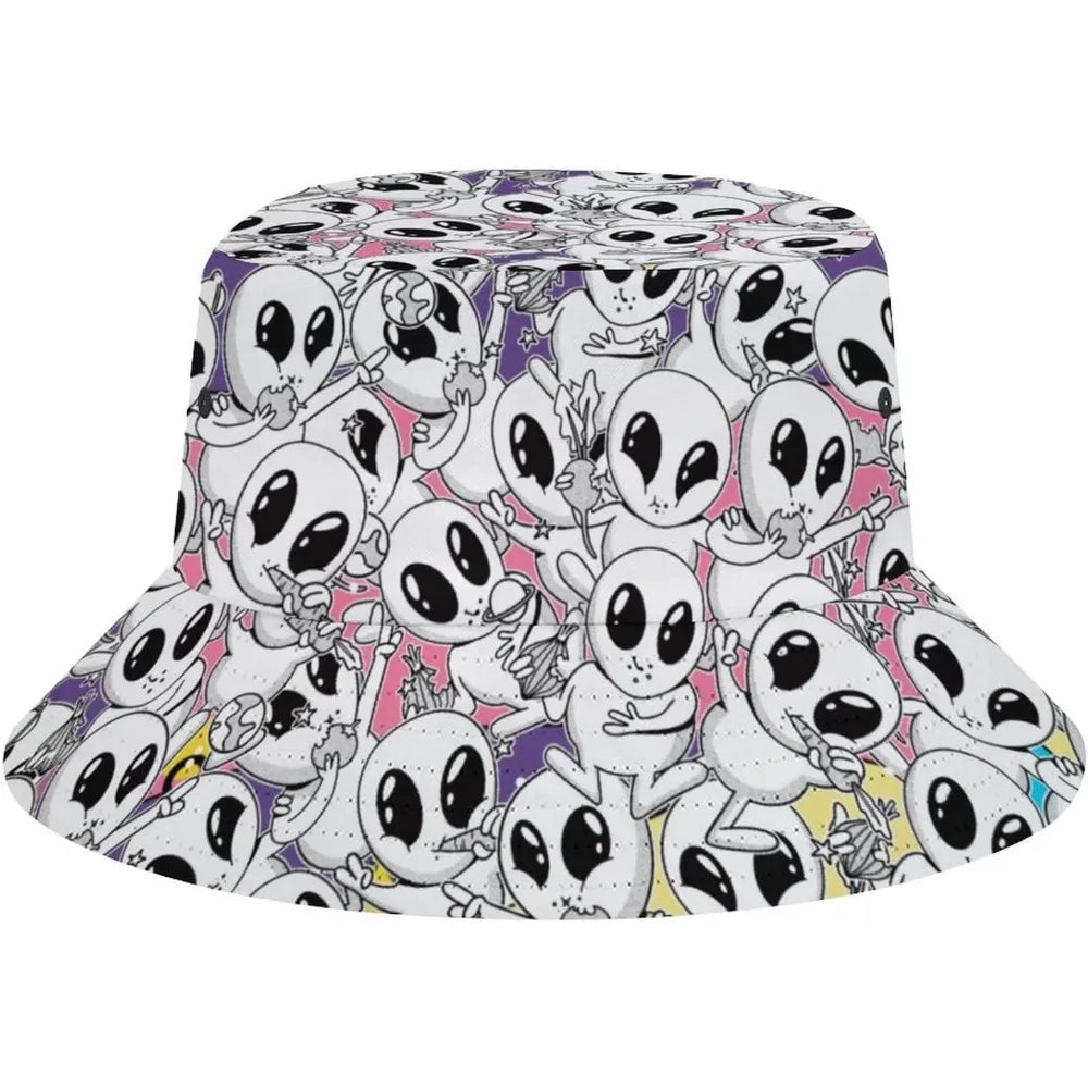 Space UFO Alien Bucket Hat – Unisex