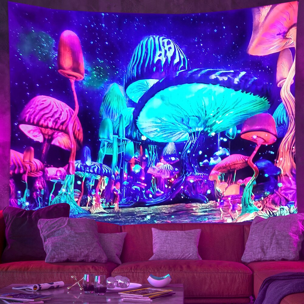 Psychedelic Light Flourescent Schwarzlichtposter