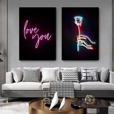 Neon Love Neon Poster - Produktbild 3 - NiZED