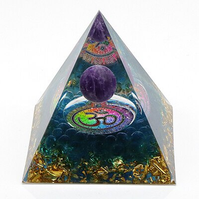 Orgonit pyramide FLOW Schwarzlichtposter - Produktbild 7 - NiZED