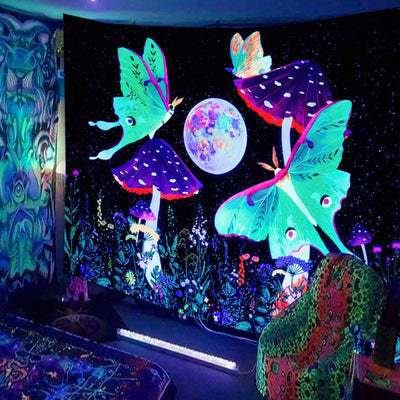 Animals and  Hippies Schwarzlichtposter - Produktbild 4 - NiZED