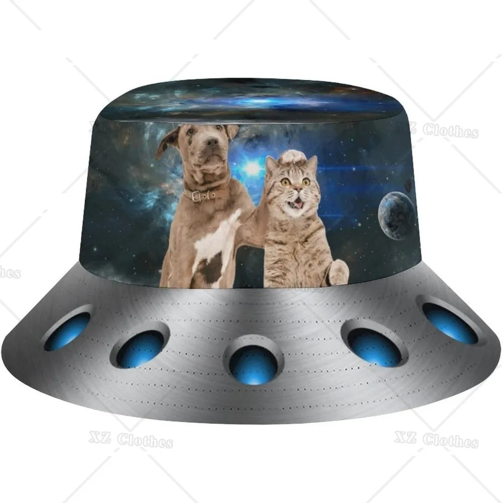 Space UFO Alien Bucket Hat – Unisex