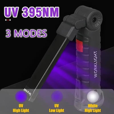 UV FOLD 395 NM – WIEDERAUFLADBARE SCHWARZLICHTLAMPE