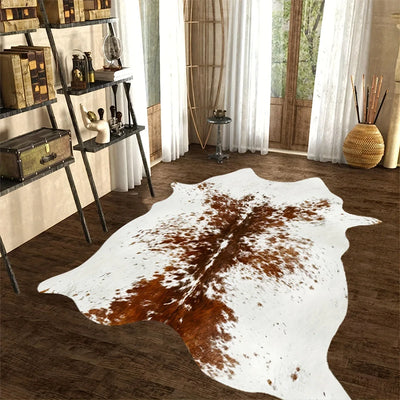 Kunstfellkuhfell Teppich Schwarzlichtposter - Produktbild 3 - NiZED