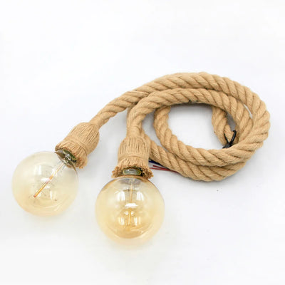 Edison Rope – E27-Hängeleuchte im Industrial-Stil