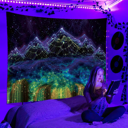 Decoded D Blacklight Poster