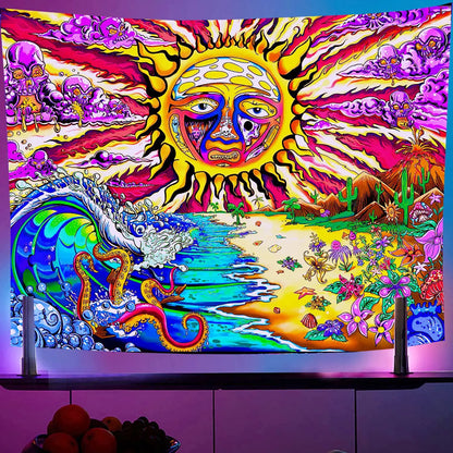 Sunny Sun Blacklight Poster