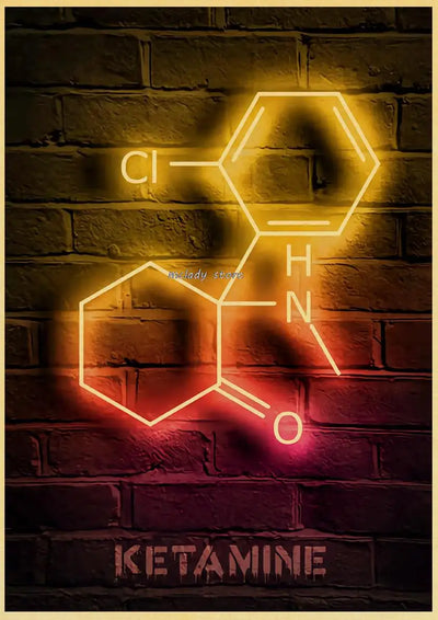 Neon Molecules Neon Poster - Produktbild 23 - NiZED