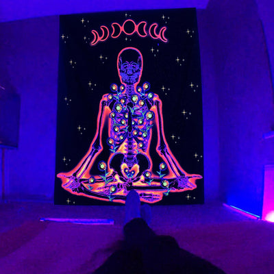 Boho Cloth Schwarzlichtposter - Produktbild 12 - NiZED