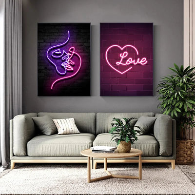 Neon Love Neon Poster - Produktbild 4 - NiZED