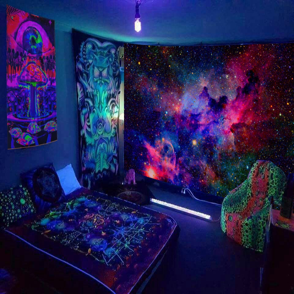 Starry Schwarzlichtposter