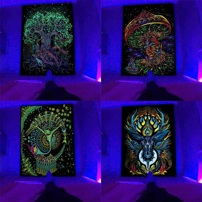 Dormitory independent blacklight poster