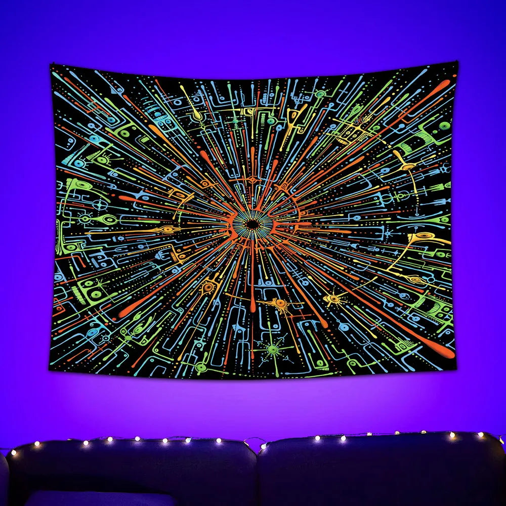 Aurorsin - Psychedelic blacklight poster