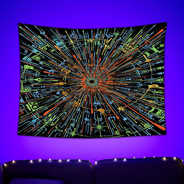 Aurorsin - Psychedelic blacklight poster