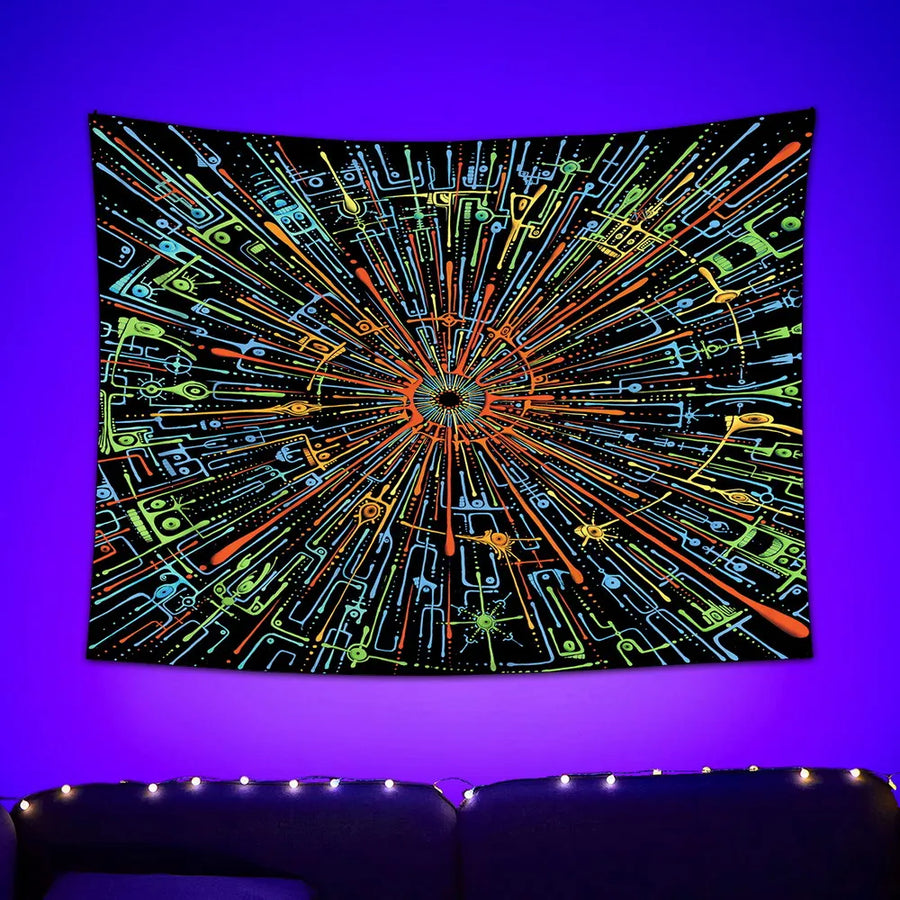 Aurorsin - Psychedelic blacklight poster