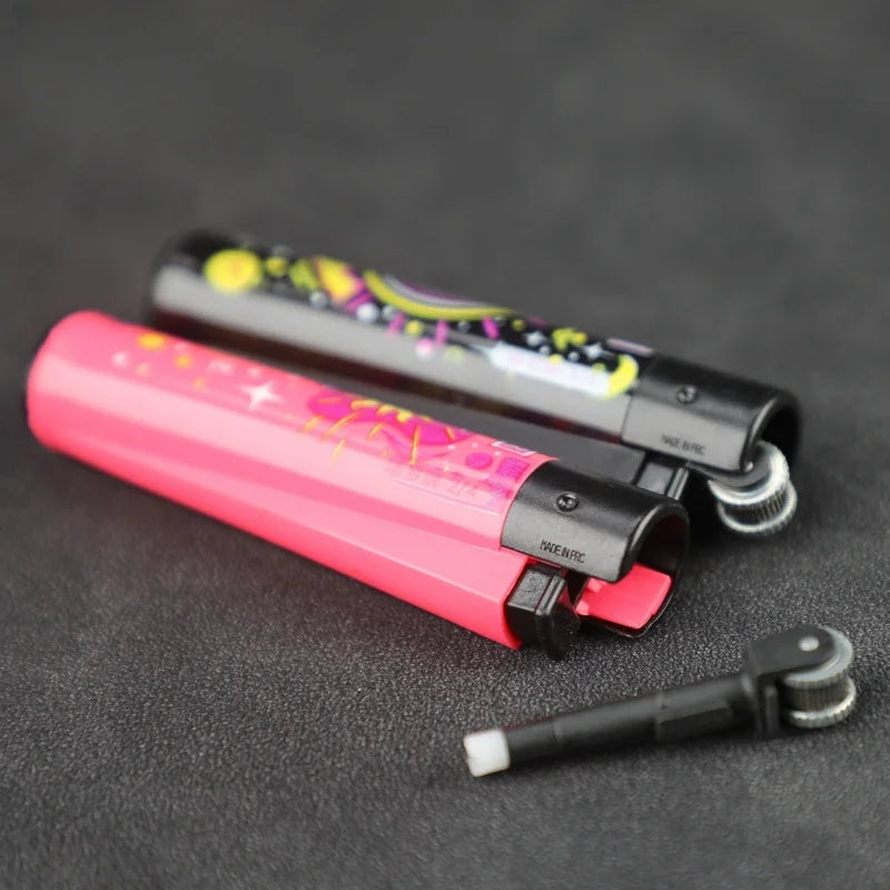 Clipper lighter – Refillable with grinding wheel &amp; design motif