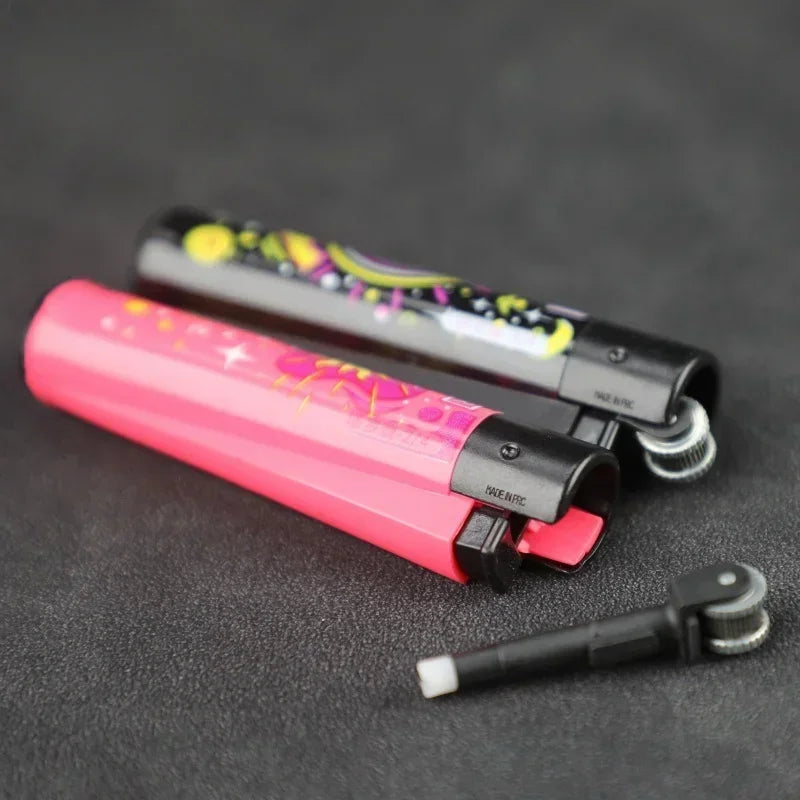 Clipper lighter – Refillable with grinding wheel &amp; design motif