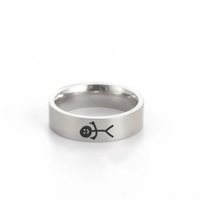 Funny Stickmanmittelfinger Ring - Produktbild 5 - NiZED