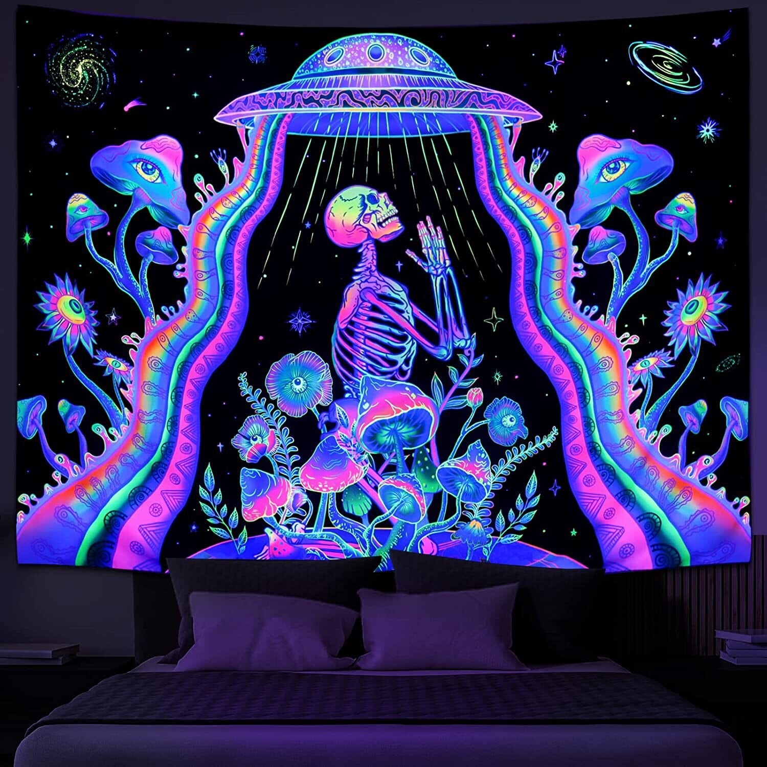 Van Style Star Schwarzlichtposter